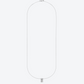 NEW 82 M WHITE GOLD AND DIAMOND PENDANT