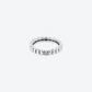 RING 82 WHITE GOLD 8 DIAMONDS