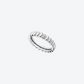 RING 82 WHITE GOLD 8 DIAMONDS