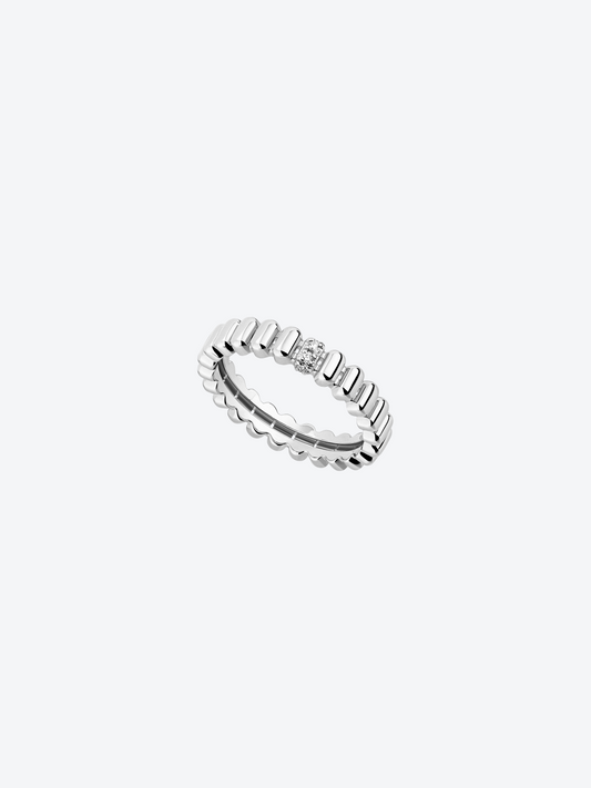 BAGUE 82 XS OR BLANC DIAMANTS