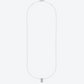 NEW 82 M WHITE GOLD AND DIAMOND PENDANT