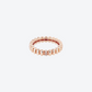 BAGUE 82 XS OR ROSE DIAMANTS
