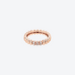BAGUE 82 XS OR ROSE DIAMANTS