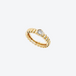 BAGUE 82 XS OR JAUNE DIAMANT ROND