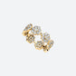 BAGU DAISY S EN OR JAUNE ET DIAMANTS - Copin