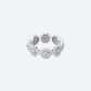 BAGUE DAISY L EN OR BLANC ET DIAMANTS - Copin