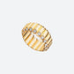 BAGUE NEW 82M EN OR JAUNE ET DIAMANTS - Copin