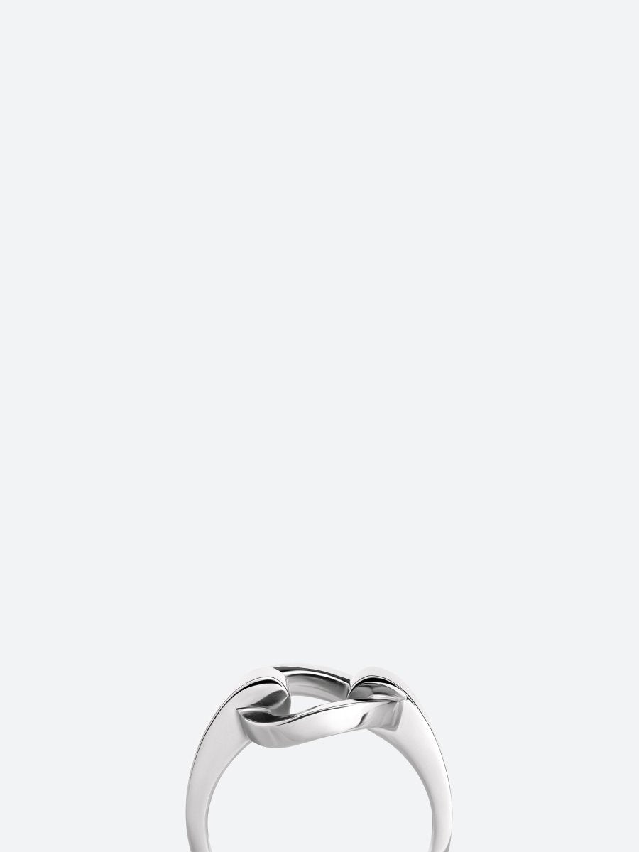 BAGUE RIFLI S EN OR BLANC - Copin