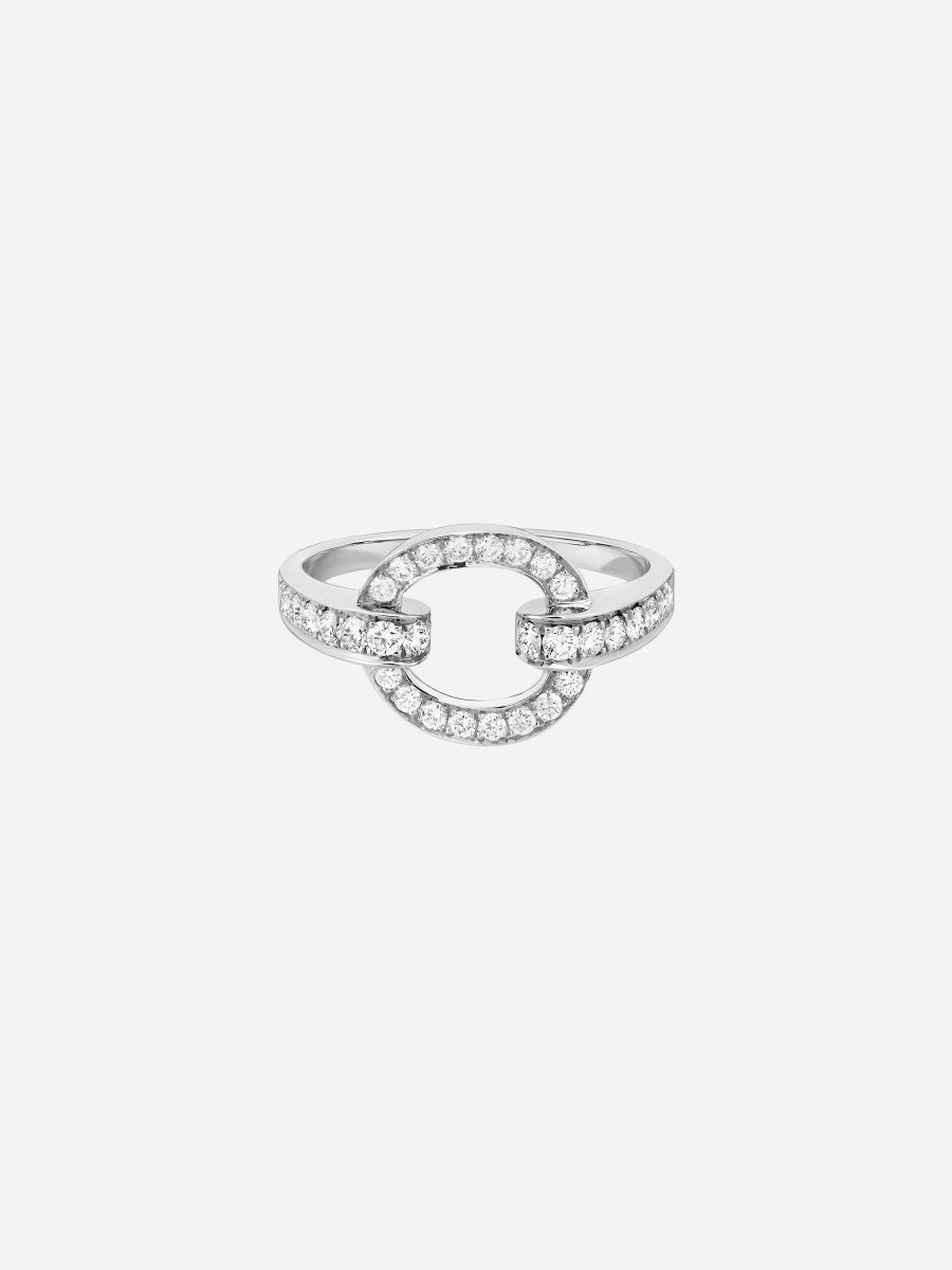 BAGUE RIFLI S EN OR BLANC ET DIAMANTS - Copin