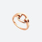 BAGUE RIFLI S EN OR ROSE - Copin