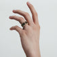  82 GRAND MODÈLE RING YELLOW GOLD AND DIAMONDS