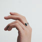 ARCTIC DUNE RING IN WHITE GOLD