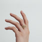 82 PETIT MODÈLE RING YELLOW GOLD DIAMONDS