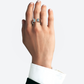 ARCTIC DUNE RING IN WHITE GOLD